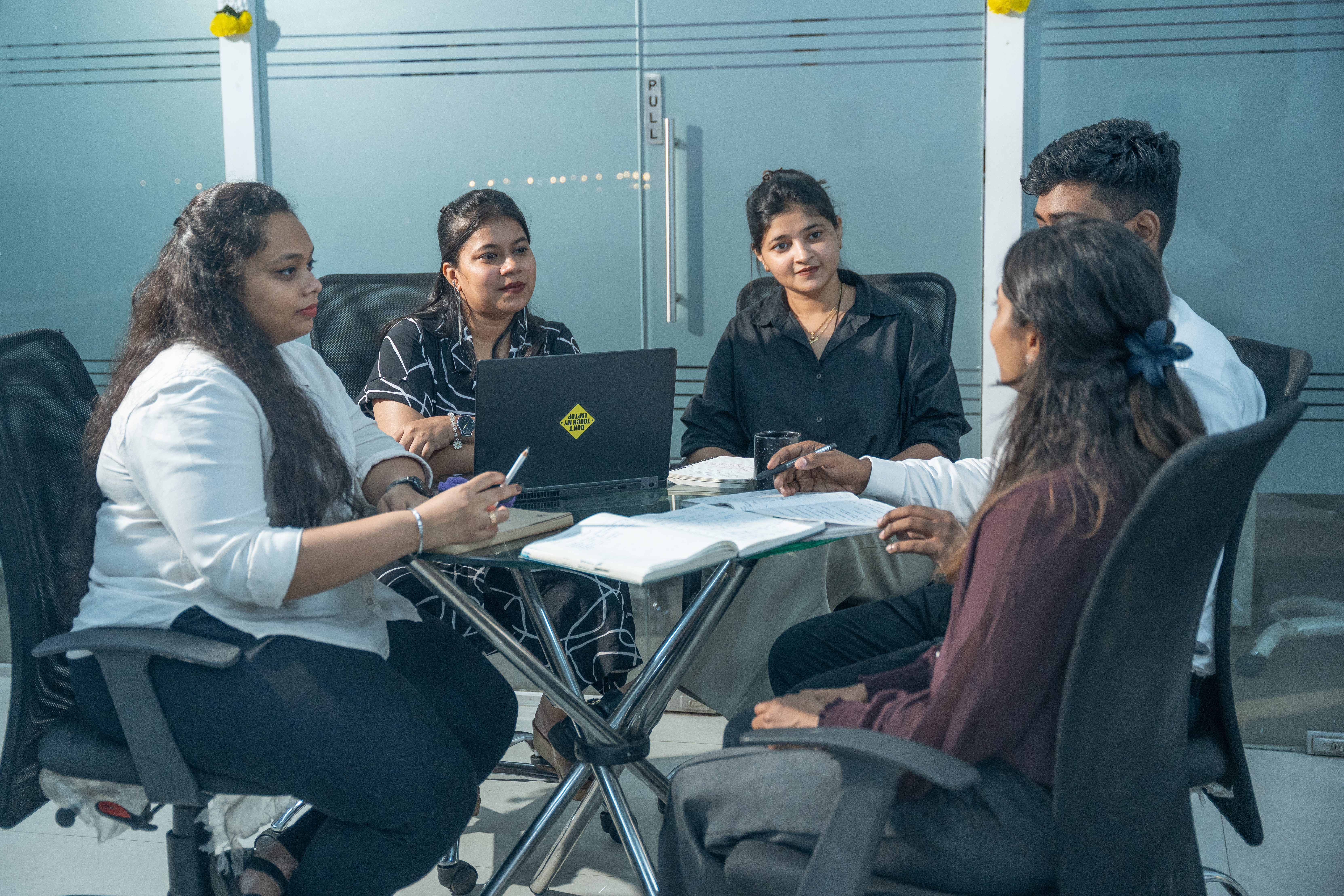 Professional team collaboration